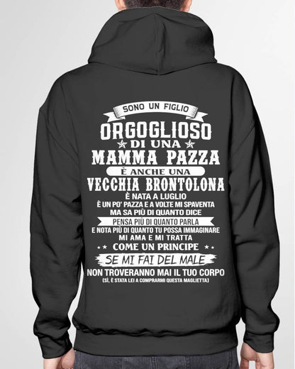 LUGLIO / FIGLIO DI UNA MAMMA PAZZA - REGALO DA MAMMA  - TLEE07 (SKU2606-204-07)
