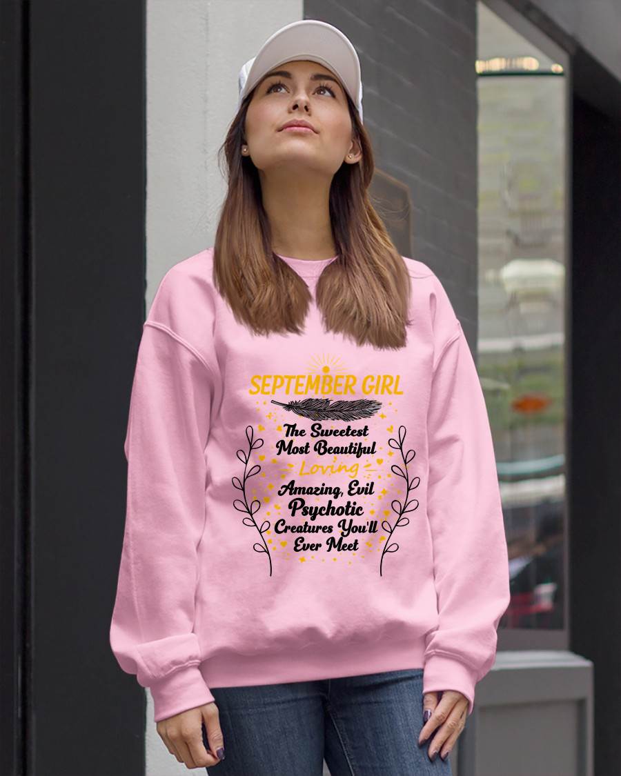 SEPTEMBER GIRL – SWEET, BEAUTIFUL & A LITTLE PSYCHOTIC - FOR WOMEN - TLEE09 (SKU2603-297-09)