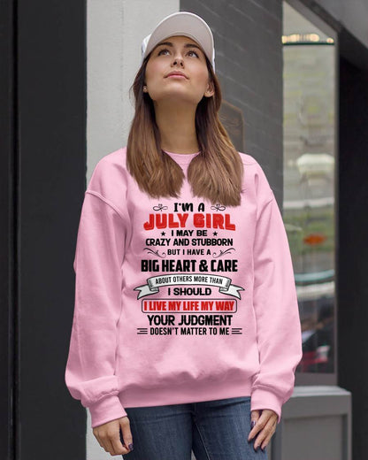 JULY - MY LIFE, MY RULES, AND I STAND BY EVERY CHOICE I MAKE - FOR WOMEN - TLEE07 (SKU26T-01239-07)