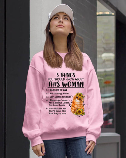 MAY - 5 THINGS YOU SHOULD KNOW ABOUT THIS WOMAN - FOR WOMEN - TLEE05 (SKU2602-186-05)
