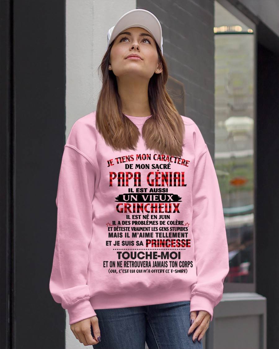 JUIN / FILLE À PAPA GÂTÉE ET FIÈRE - CADEAU DE PAPA - TLEE06 (SKU2605-355-06)