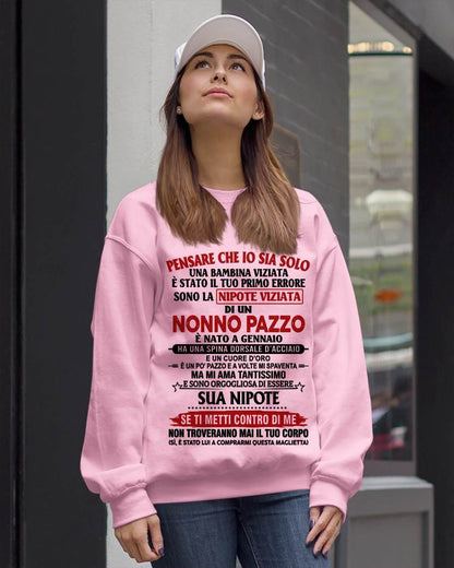 NONNO PAZZO NATO A GENNAIO - DAL NONNO - TLEE01 (SKU2605-333-01)