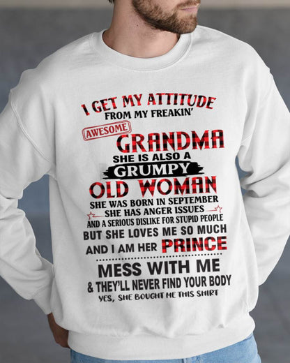 SEPTEMBER - I GET MY ATTITUDE FROM MY FREAKIN’ AWESOME GRANDMA - FROM GRANDMA - TLEE09 (SKU2603-157-09)
