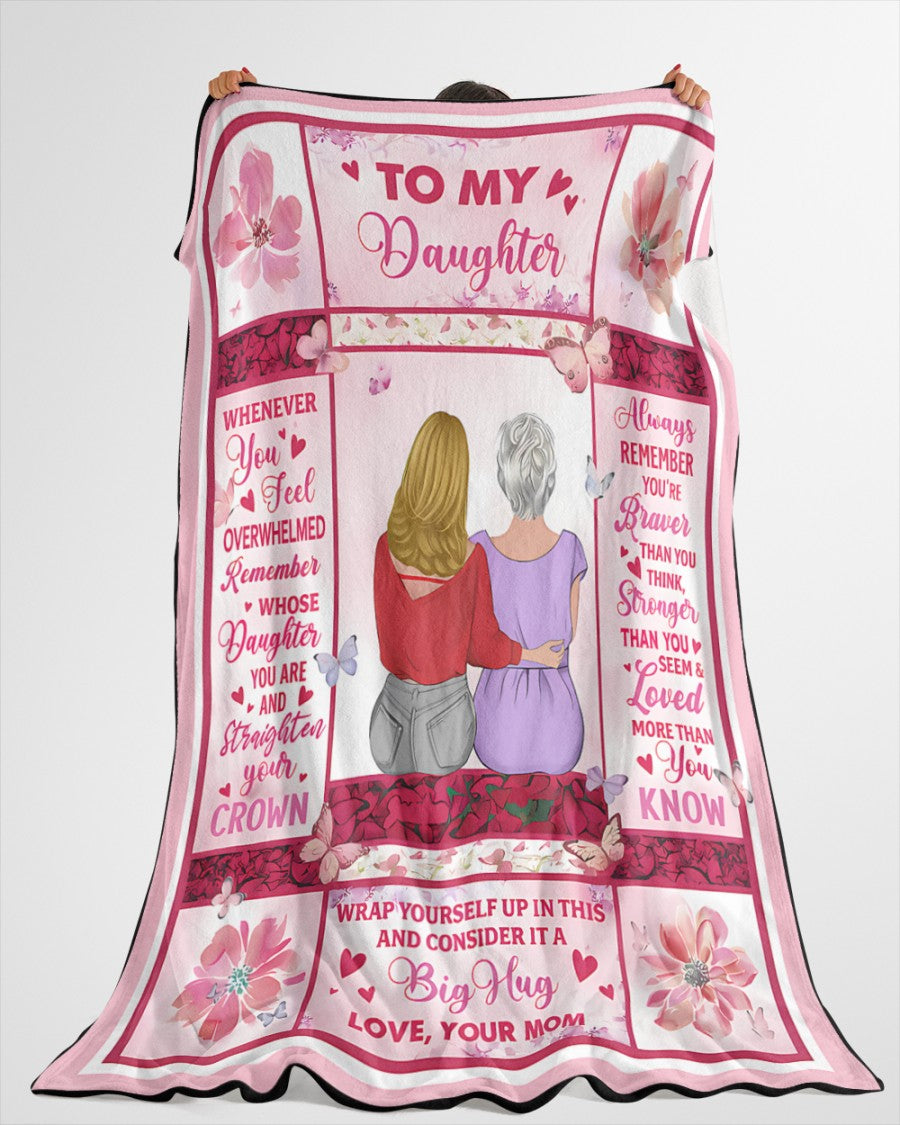 Special Gift For Your Daughter Blanket - From Mom (SKU2604-187)