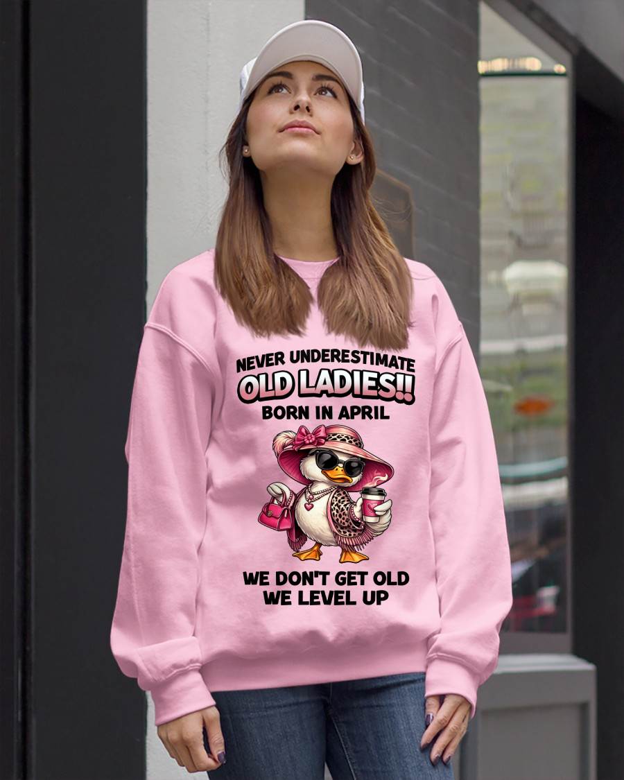 APRIL LADIES – WE DON’T GET OLD, WE LEVEL UP - FOR WOMEN - TLEE04 (SKU2604-35-04)