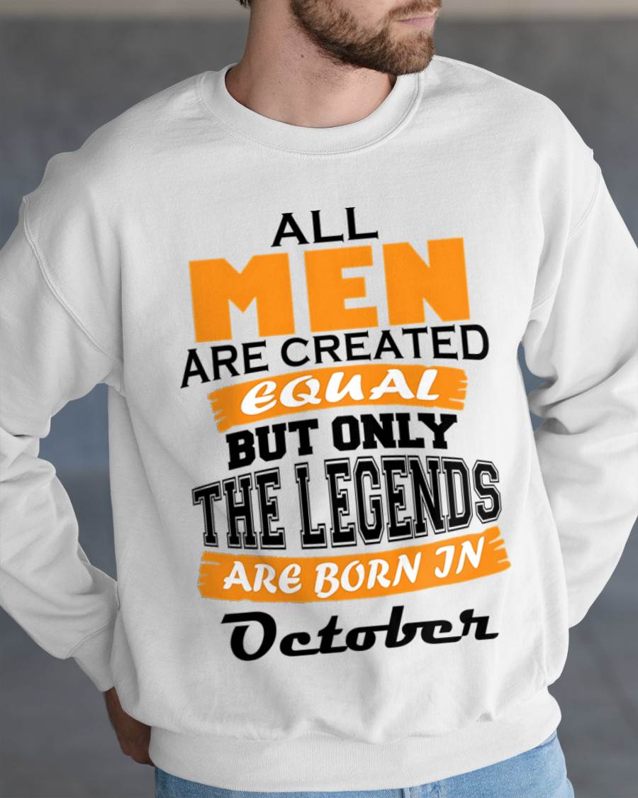 OCTOBER BORN – ONLY LEGENDS ARE CREATED - FOR MAN - TLEE10 (SKU2606-281-10)