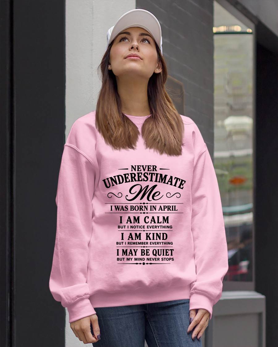 APRIL GIRL : CALM, KIND, UNFORGETTABLE - FOR WOMEN - TLEE04 (SKU2606-139-04)
