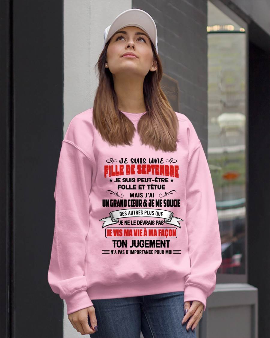 FILLE DE SEPTEMBRE – FIÈRE ET LIBRE – POUR LES FEMMES - TLEE09 (SKU2603-354-09)