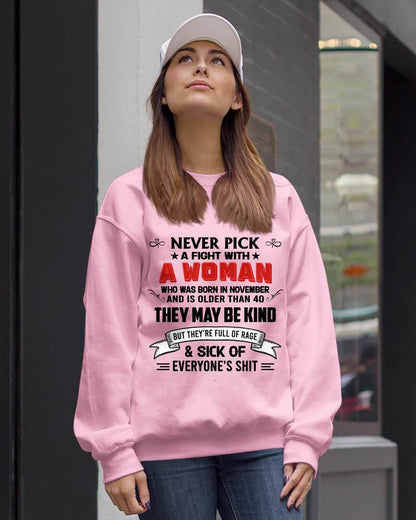 NOVEMBER - I LOOK CALM, BUT I’M DONE EXPLAINING MYSELF - FOR WOMEN - TLEE11 (SKU26T-01304-11)