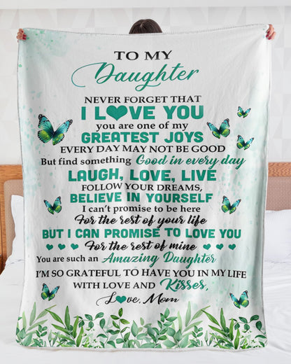 Special Gift For Your Daughter Blanket - From Mom (SKUB12-229)
