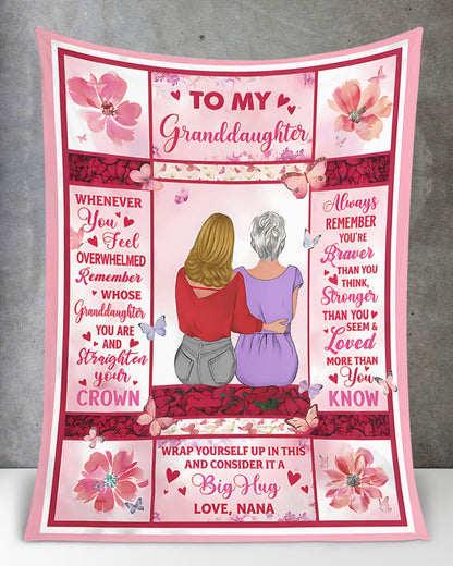 Special Gift For Your Granddaughter Blanket - From Grandma (SKU2605-235)