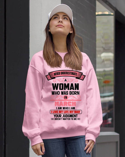 MARCH - I AM WHO I AM — CONFIDENT, INDEPENDENT, AND UNAPOLOGETIC - FOR WOMEN - TLEE03 (SKU2602-91-03)
