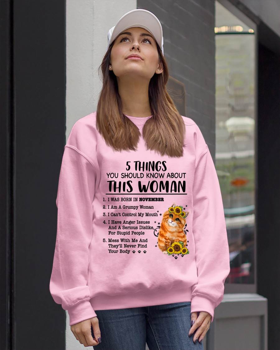 NOVEMBER - 5 THINGS YOU SHOULD KNOW ABOUT THIS WOMAN - FOR WOMEN - TLEE11 (SKU2602-186-11)