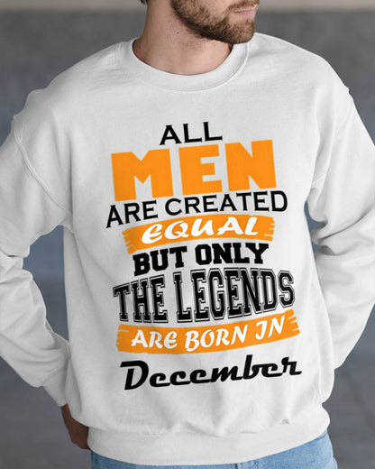 DECEMBER BORN – ONLY LEGENDS ARE CREATED - FOR MAN - TLEE12 (SKU2606-281-12)