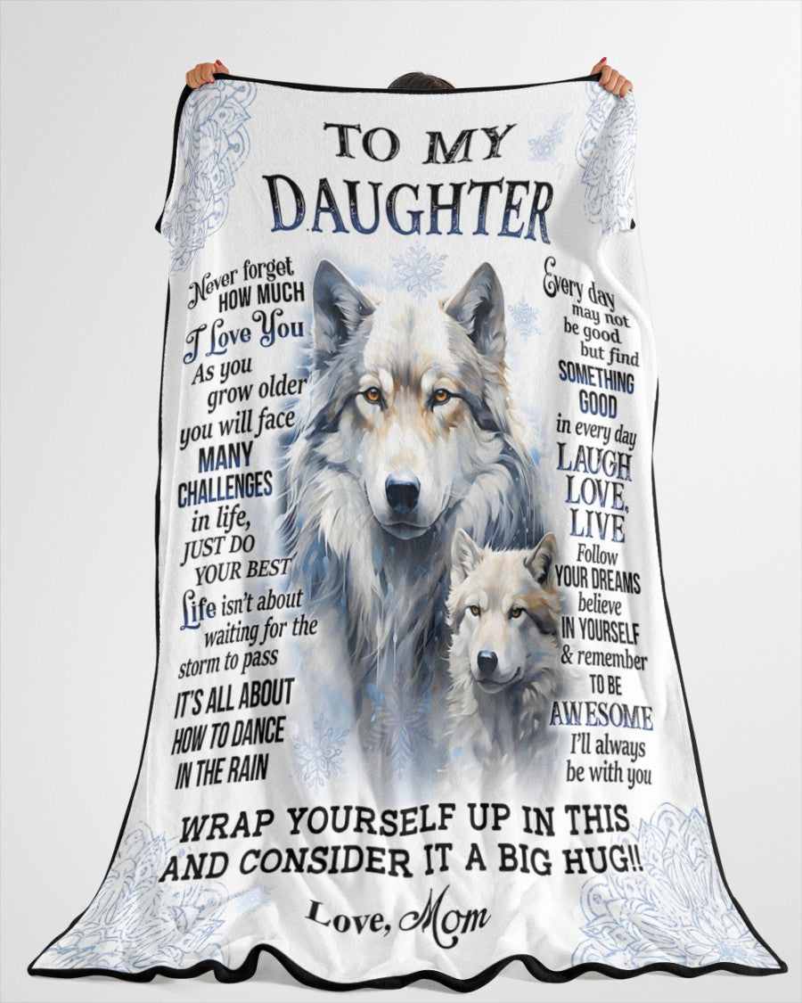 Special Gift For Your Daughter Blanket - From Mom (SKUB12-98)