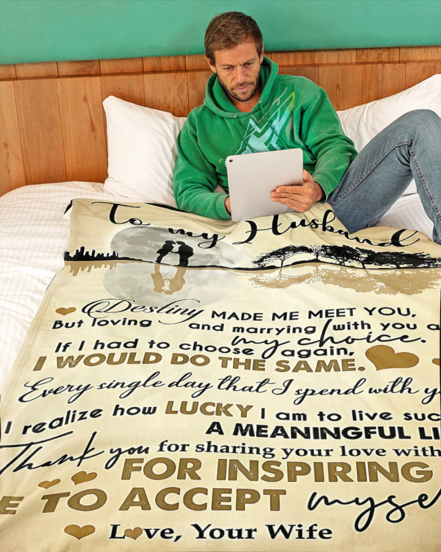 Special Gift For Your Husband Blanket - From Wife01
