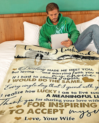 Special Gift For Your Husband Blanket - From Wife01