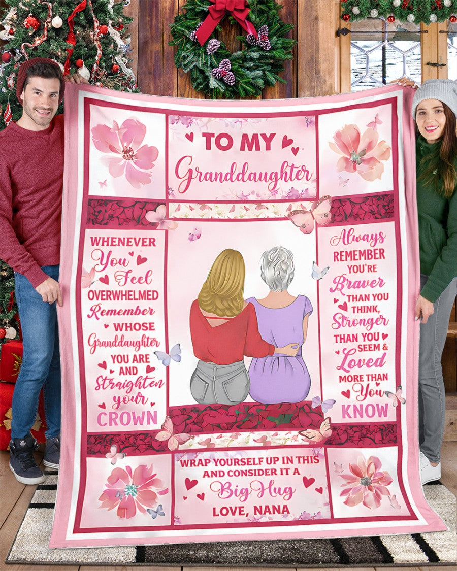 Special Gift For Your Granddaughter Blanket - From Grandma (SKU2605-235)
