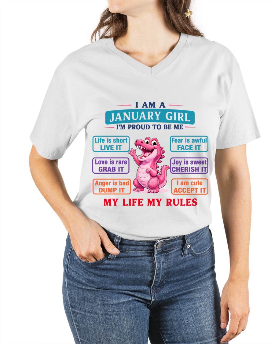 JANUARY GIRL – MY LIFE MY RULES - FOR WOMEN - TLEE01 (SKU2604-245-01)