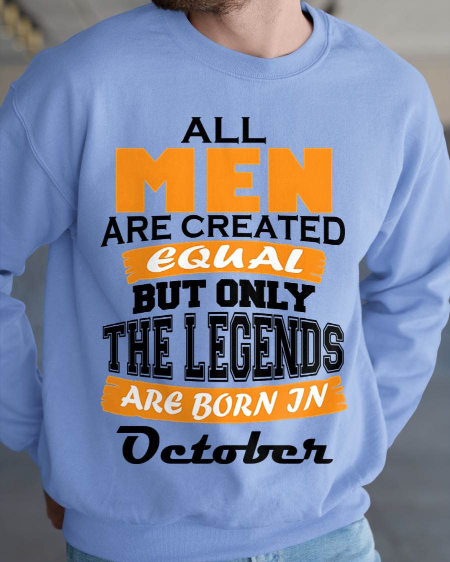 OCTOBER BORN – ONLY LEGENDS ARE CREATED - FOR MAN - TLEE10 (SKU2606-281-10)