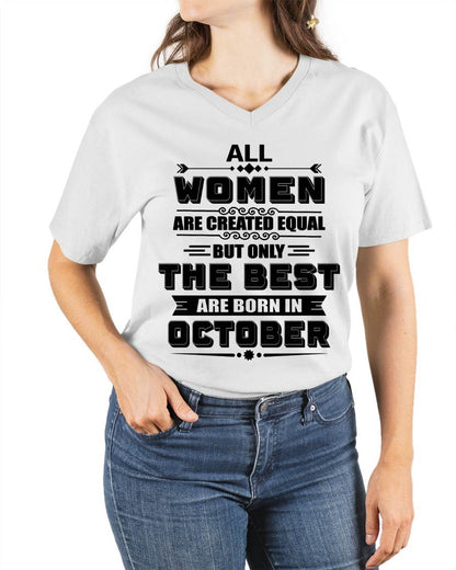 OCTOBER GIRL – ALL WOMEN ARE CREATED EQUAL - FOR WOMEN - TLEE10 (SKU2604-50-10)