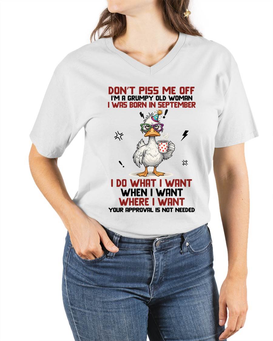 SEPTEMBER BORN – FEISTY WOMAN, DON’T TEST ME, I LIVE MY WAY - FOR WOMEN - TLEE09 (SKU2603-333-09)