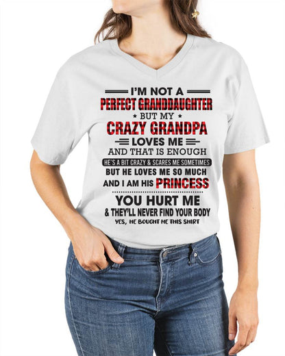 I MAY NOT BE PERFECT, BUT I’M ALWAYS LOVED BY MY GRANDPA - FROM GRANDPA - TLEE00 (SKU26T-01285-00)