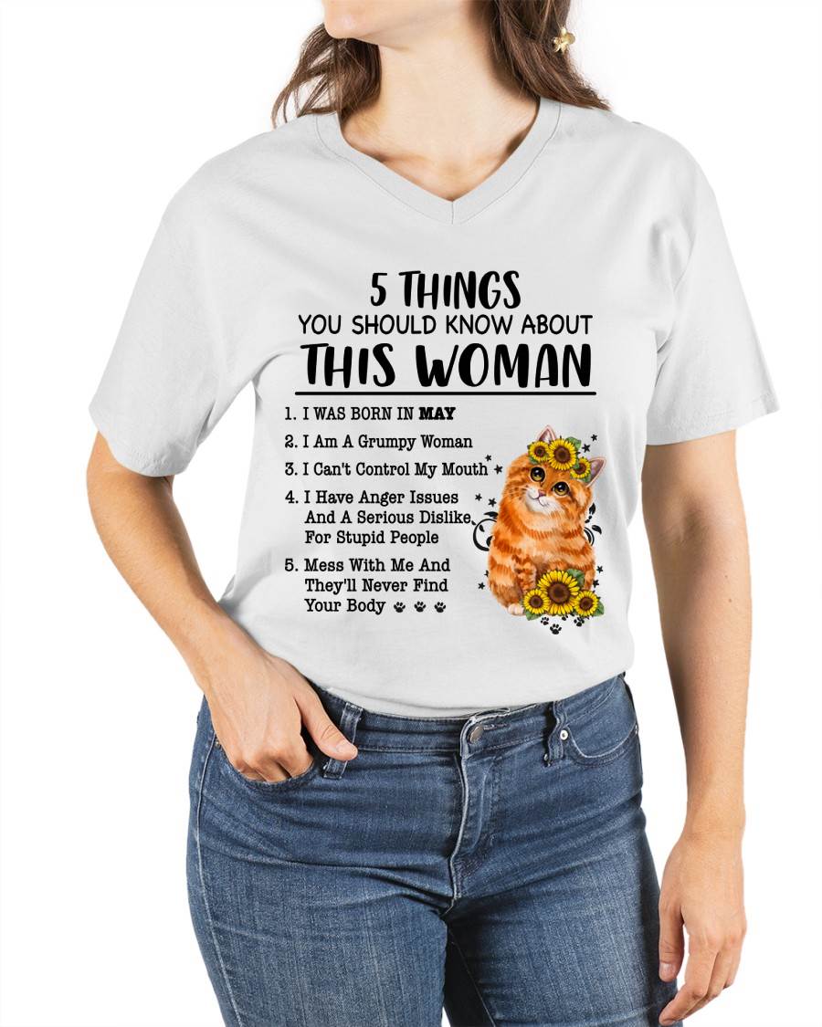 MAY - 5 THINGS YOU SHOULD KNOW ABOUT THIS WOMAN - FOR WOMEN - TLEE05 (SKU2602-186-05)