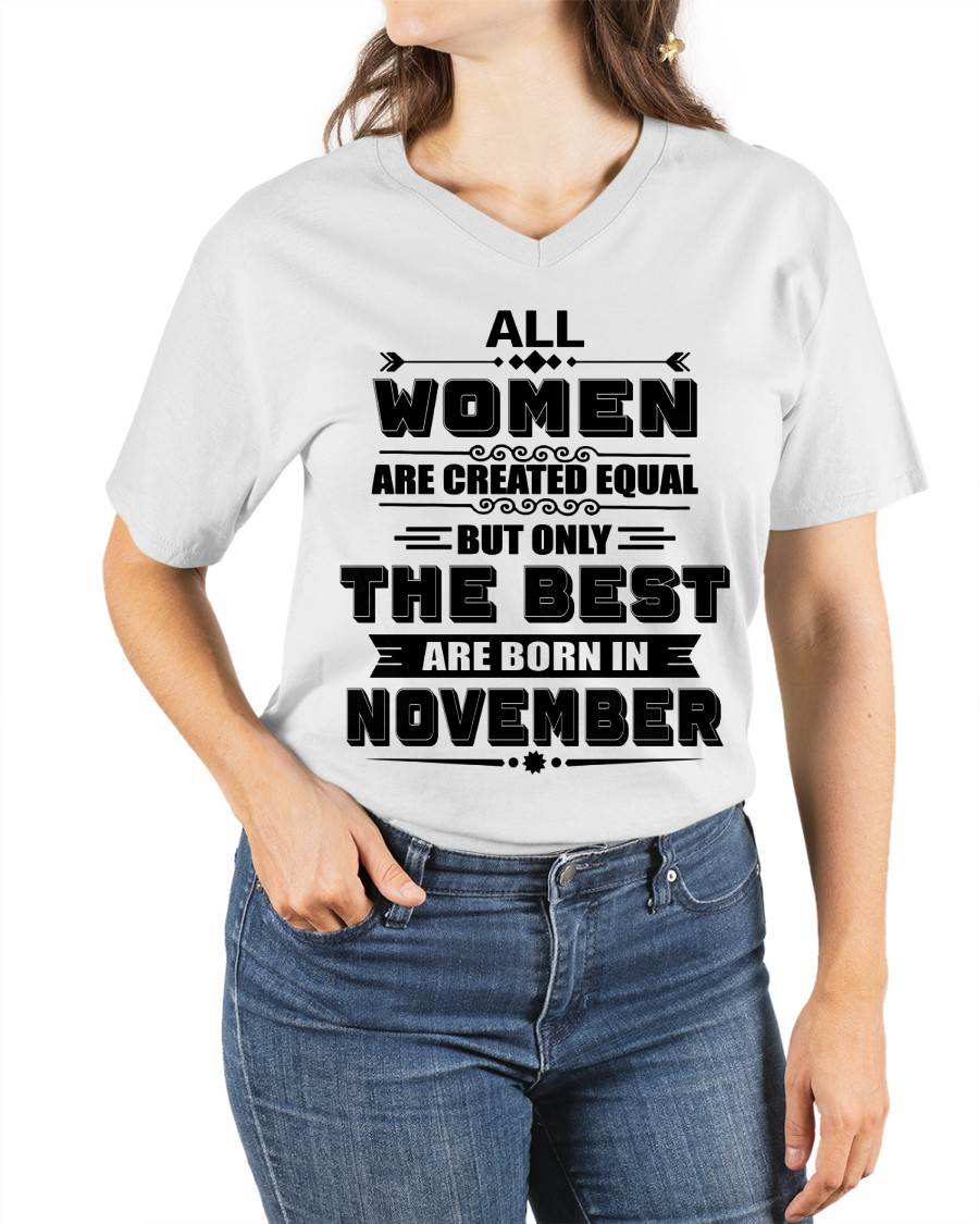 NOVEMBER GIRL – ALL WOMEN ARE CREATED EQUAL - FOR WOMEN - TLEE11 (SKU2604-50-11)
