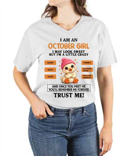 OCTOBER GIRL - SWEET, LOUD, AND A LITTLE WILD, FULL OF LIFE AND ENERGY - FOR WOMEN - TLEE10 (SKU2603-200-10)