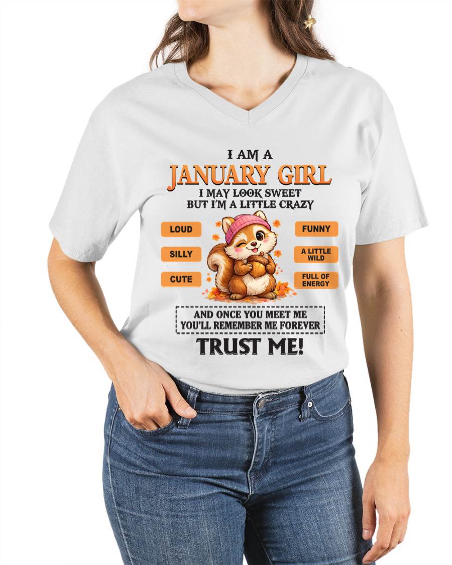 JANUARY GIRL - SWEET BUT A LITTLE CRAZY AND FULL OF ENERGY - FOR WOMEN - TLEE01 (SKU2603-126-01)