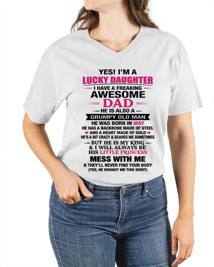 MAY - A LUCKY DAUGHTER – DADDY’S LITTLE PRINCESS - FROM DAD - TLEE05 (SKU2604-16-05)