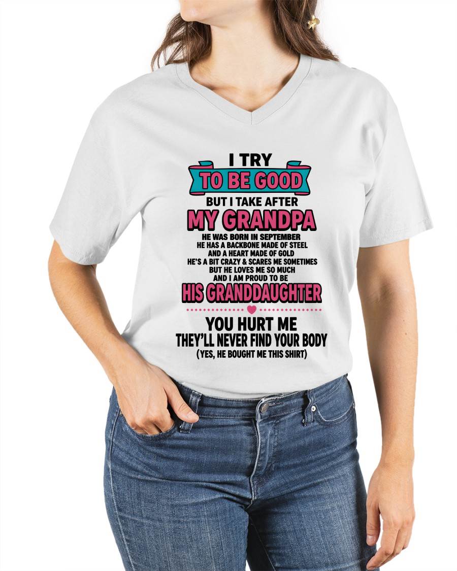 SEPTEMBER - I TRY TO BE GOOD BUT I TAKE AFTER MY GRANDPA - FROM GRANDPA - TLEE09 (SKU2606-212-09)