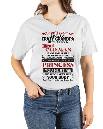 APRIL - YOU CAN'T SCARE ME I HAVE A CRAZY GRANDPA HE IS ALSO A GRUMPY OLD MAN - FROM GRANDPA - TLEE04 (SKU09-143-04)