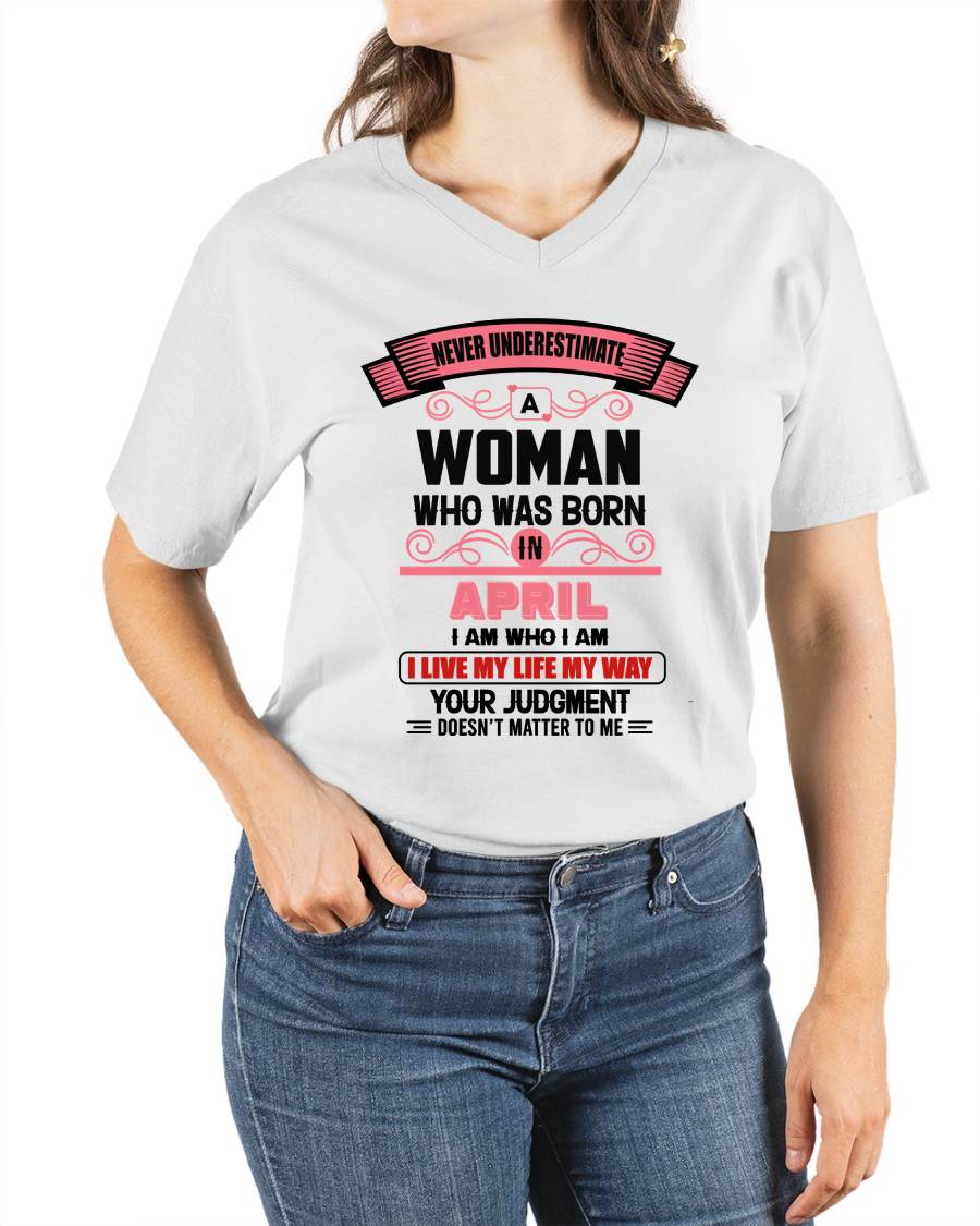 APRIL - I AM WHO I AM — CONFIDENT, INDEPENDENT, AND UNAPOLOGETIC - FOR WOMEN - TLEE04 (SKU2602-91-04)