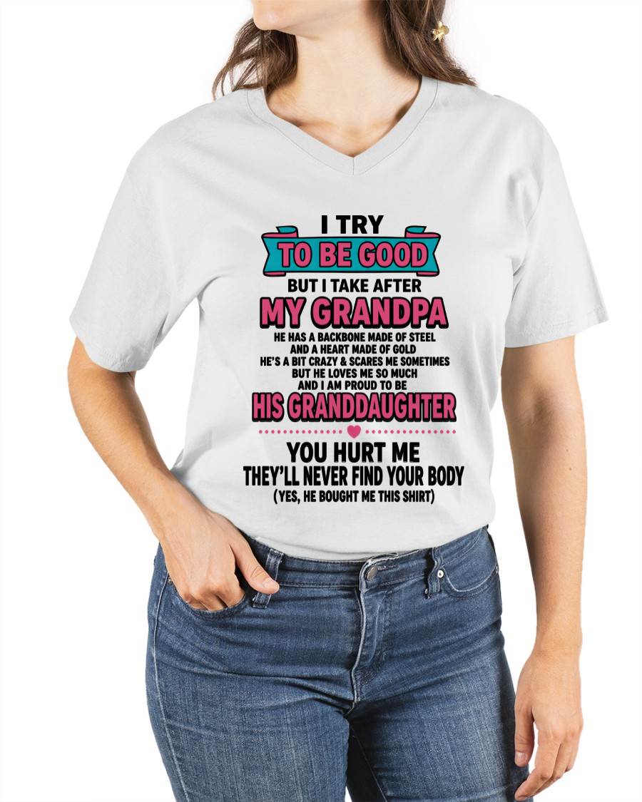 I TRY TO BE GOOD BUT I TAKE AFTER MY GRANDPA - FROM GRANDPA - TLEE00 (SKU2606-212-00)