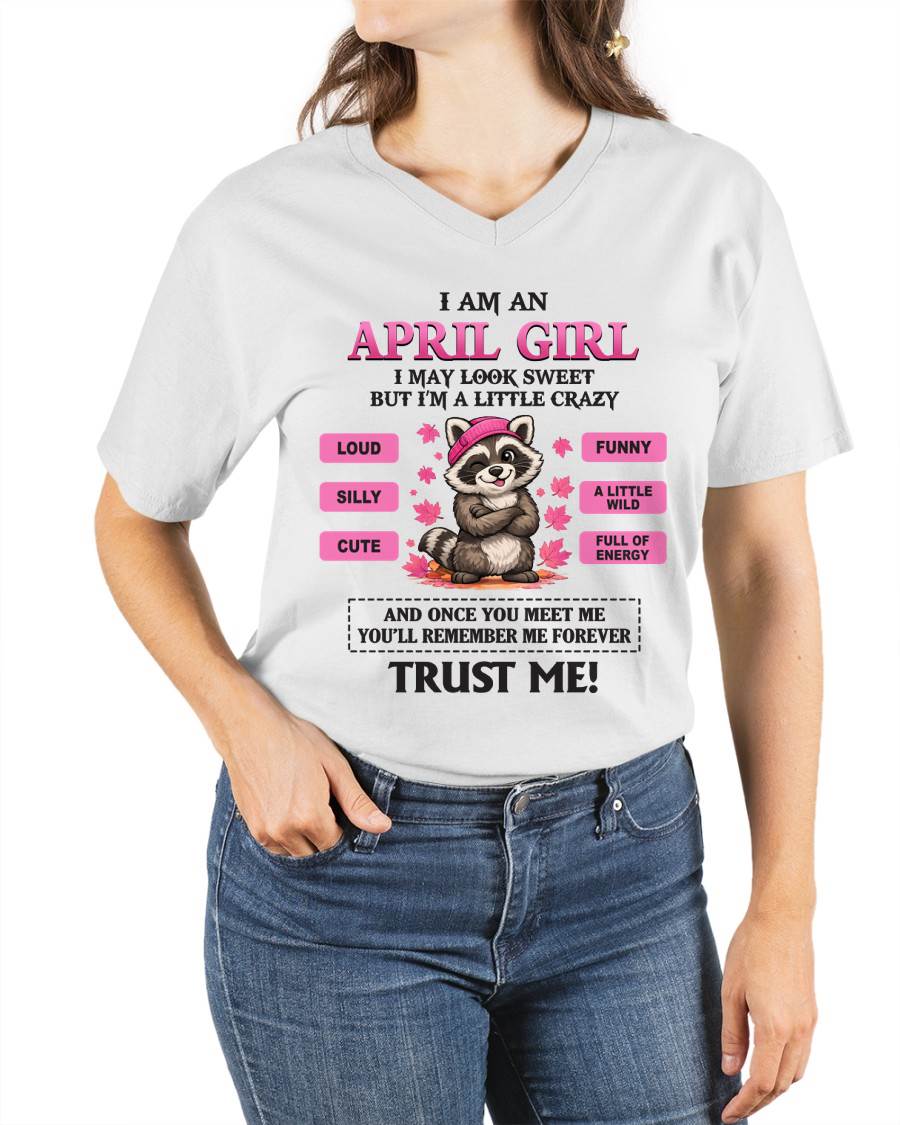 APRIL GIRL - I MAY LOOK SWEET BUT I’M A LITTLE CRAZY - FOR WOMEN - TLEE04 (SKU2603-80-04)
