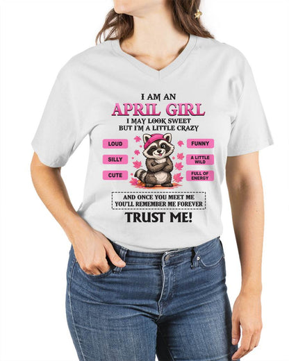 APRIL GIRL - I MAY LOOK SWEET BUT I’M A LITTLE CRAZY - FOR WOMEN - TLEE04 (SKU2603-80-04)