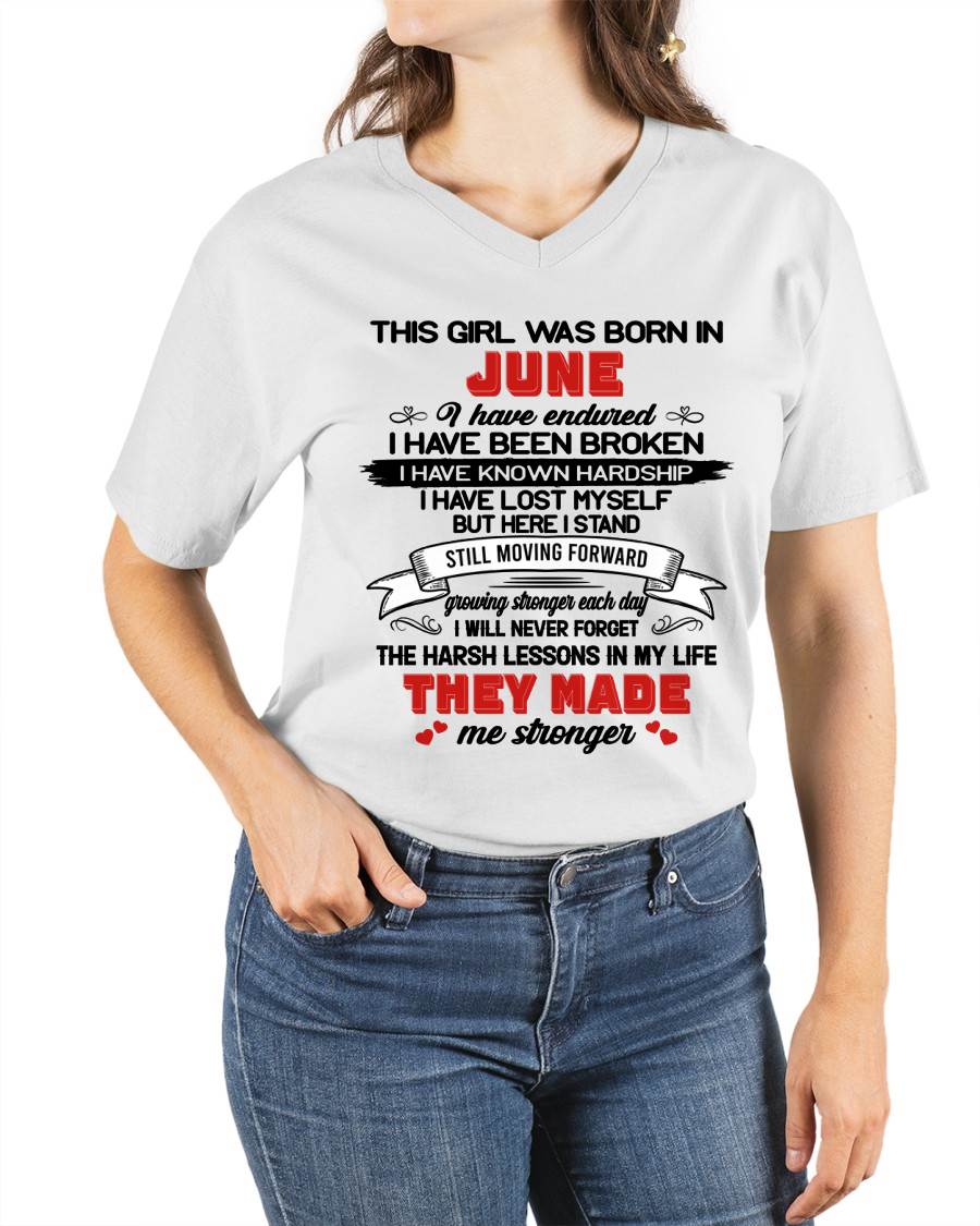 JUNE - EVERY HARD LESSON MADE ME STRONGER - FOR WOMEN - TLEE06 (SKU2602-22-06)