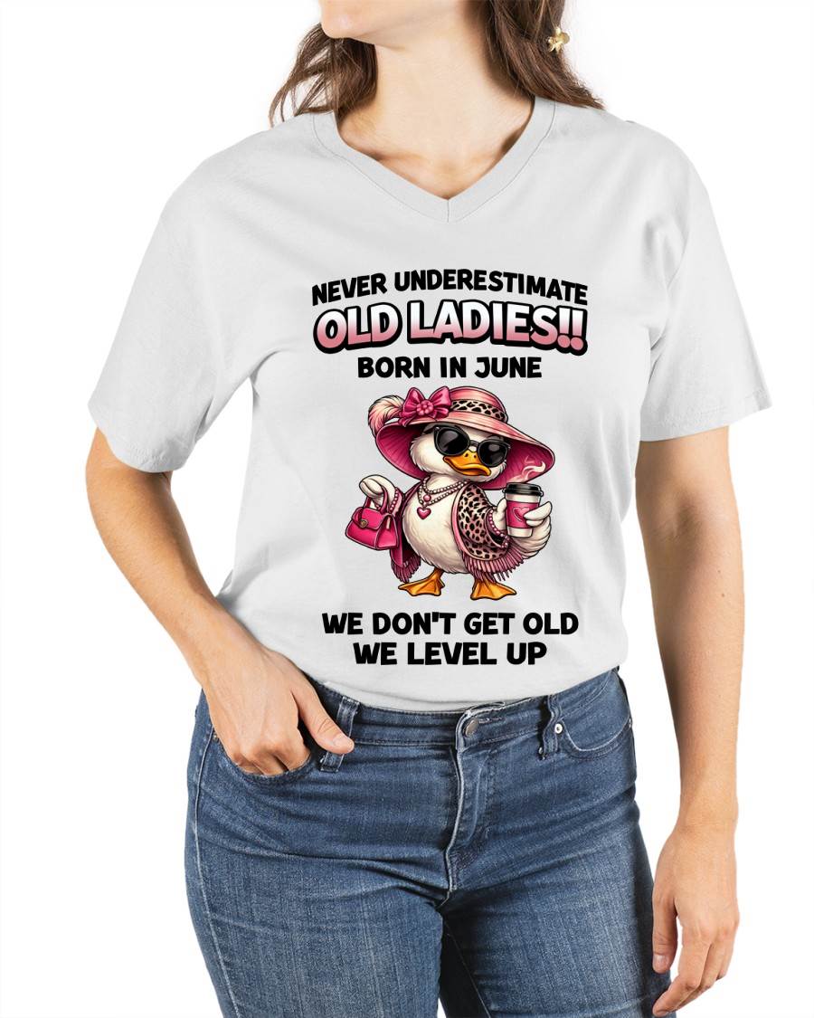 JUNE LADIES – WE DON’T GET OLD, WE LEVEL UP - FOR WOMEN - TLEE06 (SKU2604-35-06)