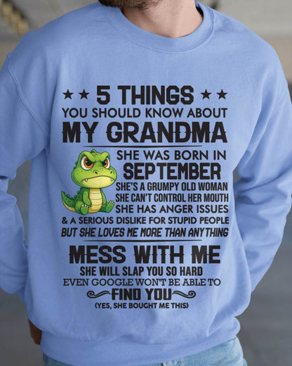 SEPTEMBER GRANDMAS ARE DIFFERENT - FROM GRANDMA - TLEE09 (SKU10-06-09)