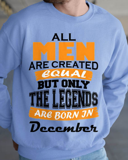 DECEMBER BORN – ONLY LEGENDS ARE CREATED - FOR MAN - TLEE12 (SKU2606-281-12)
