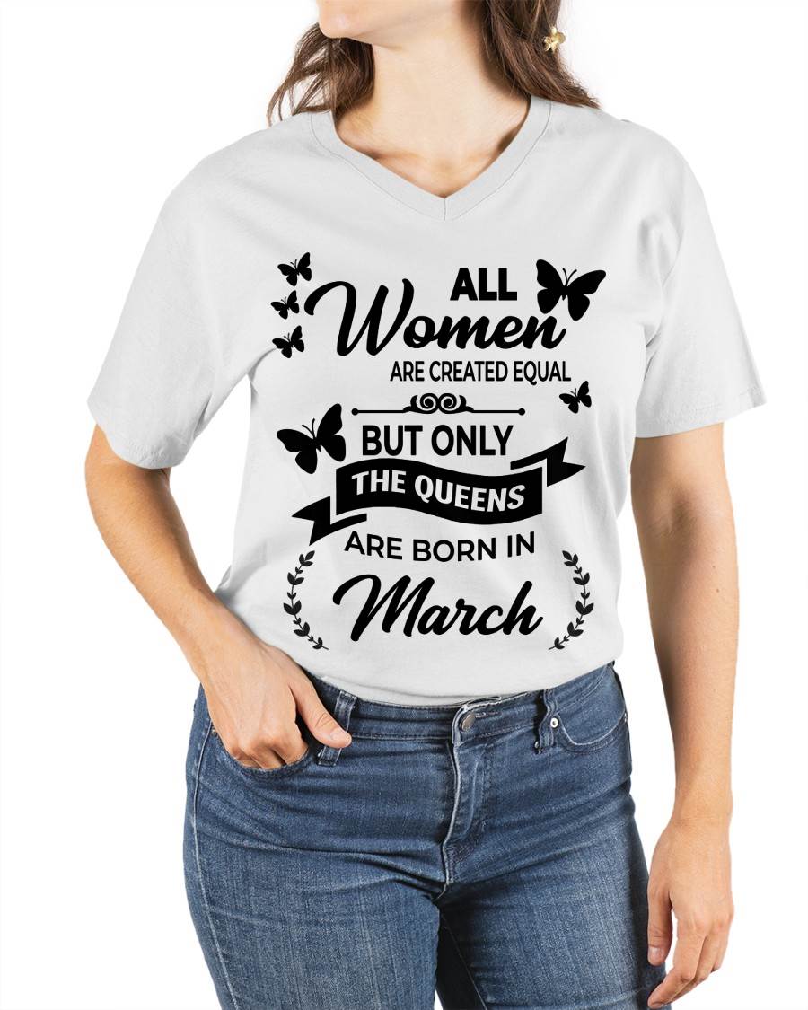 MARCH GIRLS ARE TRUE QUEENS - FOR WOMEN - TLEE03 (SKU2605-58-03)