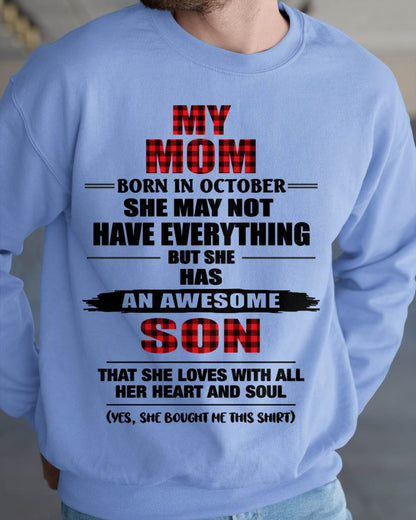 OCTOBER - A MOTHER'S LOVE, A SON'S PRIDE - FROM MOM - TLEE10 (SKU2606-149-10)