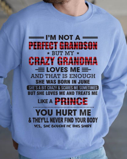 JUNE - PROUD GRANDSON OF A CRAZY GRANDMA - FROM GRANDMA - TLEE06 (SKU2603-71-06)