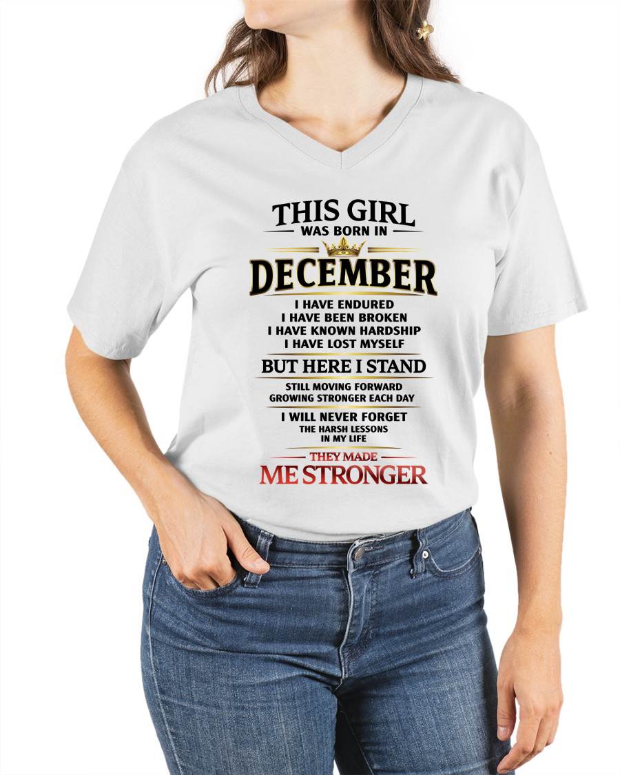 DECEMBER - THE LESSONS HURT, BUT THEY MADE ME STRONGER - FOR WOMEN - TLEE12 (SKU2602-217-12)