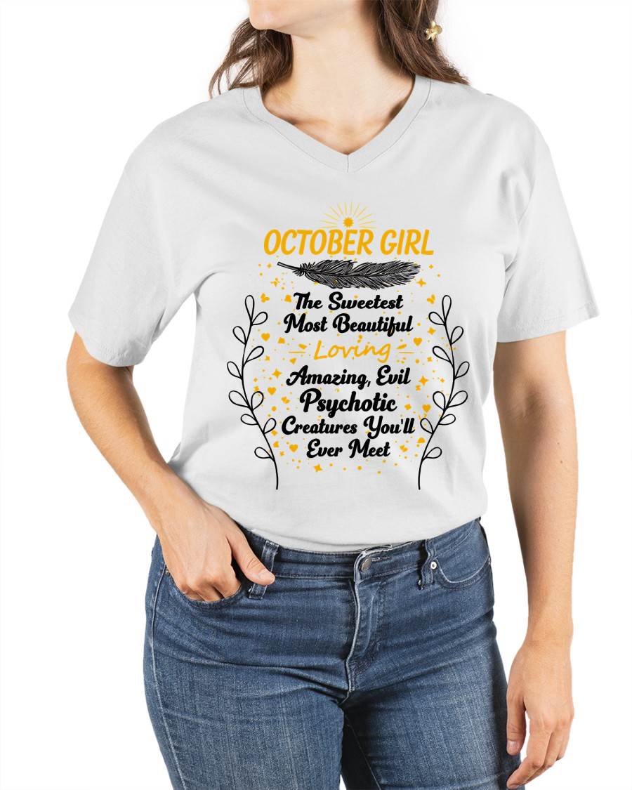 OCTOBER GIRL – SWEET, BEAUTIFUL & A LITTLE PSYCHOTIC - FOR WOMEN - TLEE10 (SKU2603-297-10)
