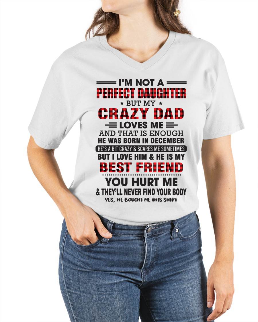 DECEMBER - I'M NOT A PERFECT DAUGHTER BUT MY CRAZY DAD - FROM DAD - TLEE12 (SKU26T-01-14-12)