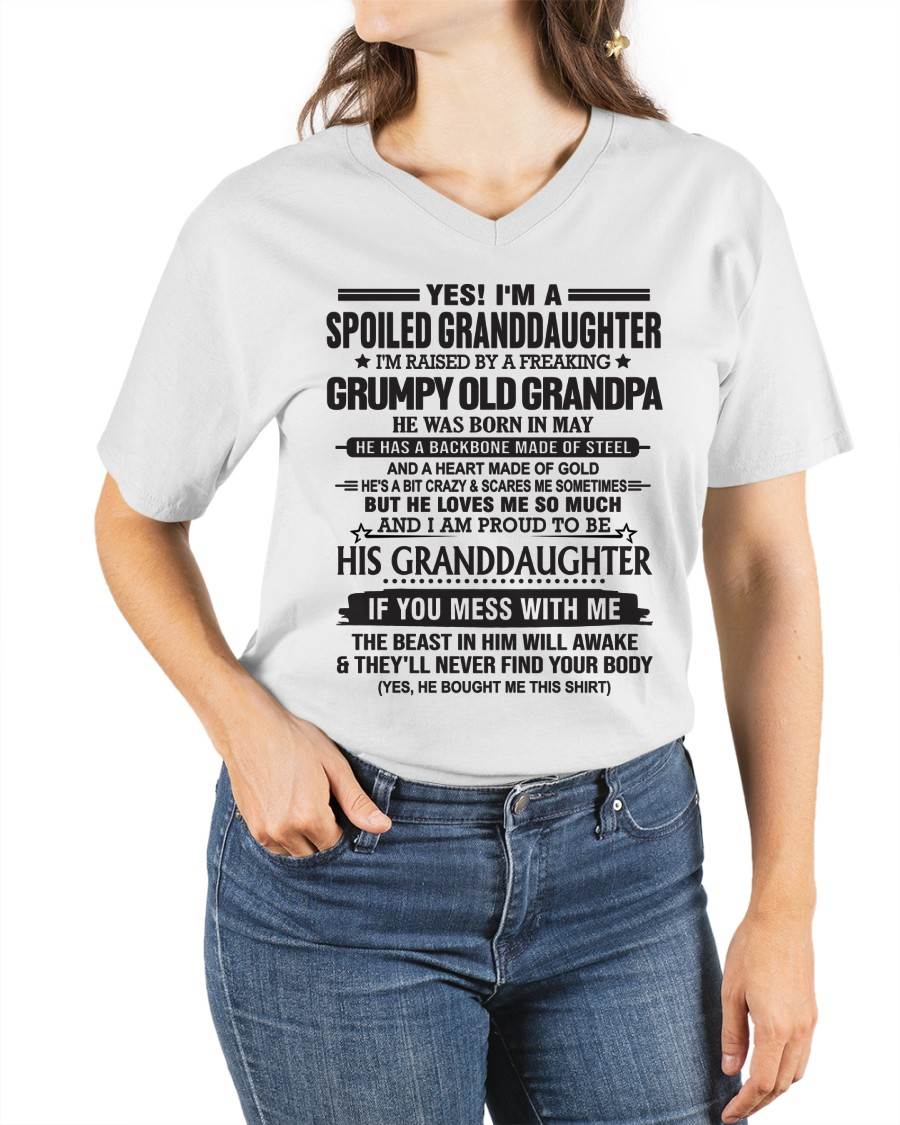 MAY - YES! I'M A SPOILED GRANDDAUGHTER I'M RAISED BY A FREAKING GRUMPY OLD GRANDPA - FROM GRANDPA - TLEE05 (SKU12-129-05)