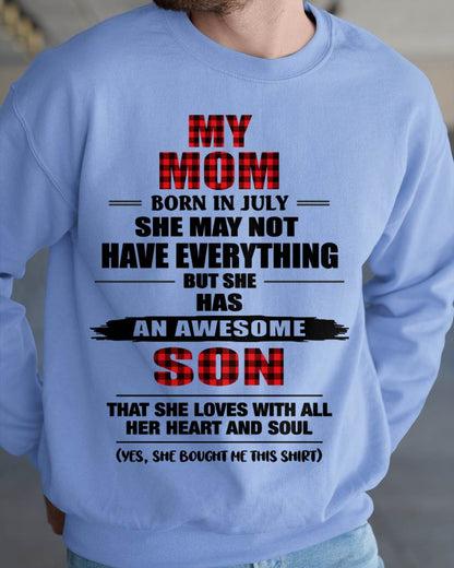 JULY - A MOTHER'S LOVE, A SON'S PRIDE - FROM MOM - TLEE07 (SKU2606-149-07)
